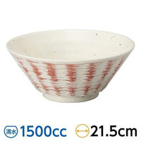 金正陶器 朱巻 6.8ラーメン 28-683-058-yo 1セット(6個)（直送品）