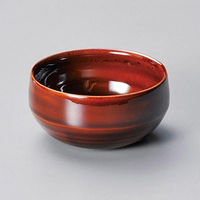 金正陶器 アメ釉タル型小付 31-13426-25.491 1セット(10個)（直送品）