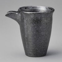 金正陶器 銀黒冷酒徳利 31-48240-101 1セット(3個)（直送品）