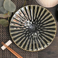 金正陶器 フォーカス織部輪二重6.5皿 31-41268-081 1セット(6個)（直送品）