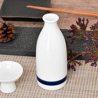 金正陶器 白磁一本線1号徳利 31-48864-081 1セット(6個)（直送品）