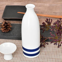 金正陶器 白磁二本線1.5号徳利 31-48863-081 1セット(3個)（直送品）