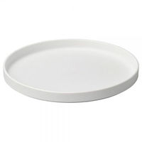 金正陶器 硬質・結晶・白マット24.5cm(浅)切立皿 31-84929-051 1個（直送品）