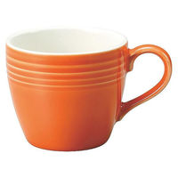 金正陶器 オービット マンダリンオレンジ マグカップ 54-12650050 1セット(3個)（直送品）