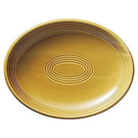 金正陶器 オービット メローアンバー 24cmプラター 54-12660046 1セット(3個)（直送品）