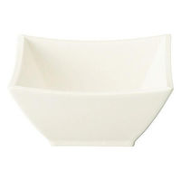 金正陶器 カルマ スノーホワイト 10.5cmスクエアーボウル 54-12910037 1セット(3個)（直送品）