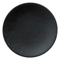 金正陶器 カルマ カーボンブラック 19cmプレート 54-12931006 1セット(6個)（直送品）