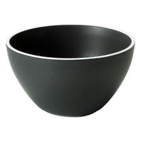 金正陶器 カルマ カーボンブラック 13.5cmボウル 54-12931024 1セット(3個)（直送品）