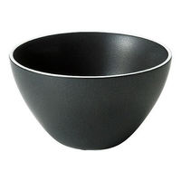 金正陶器 カルマ カーボンブラック 11cmボウル 54-12931025 1セット(6個)（直送品）