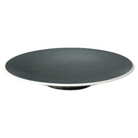 金正陶器 カルマ カーボンブラック 24.5cm浅ボウル 54-12931111 1セット(3個)（直送品）