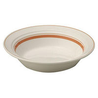 金正陶器 カントリーサイド ソーバーオレンジ 19cmスープボウル 54-13425023 1セット(3個)（直送品）