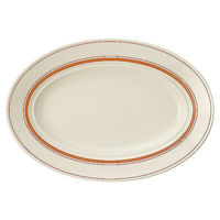 金正陶器 カントリーサイド ソーバーオレンジ 29cmプラター 54-13425044 1個（直送品）