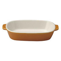 金正陶器 カントリーサイド ソーバーオレンジ オブロングラタン 54-13425086 1セット(3個)（直送品）