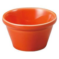 金正陶器 オービット マンダリンオレンジ 6cmソースカップ 54-13450099 1セット(6個)（直送品）
