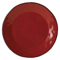 金正陶器 ラフェルム ヴィンテージレッド 25cmプレート 54-13544003 1セット(3個)（直送品）