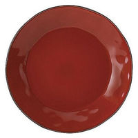 金正陶器 ラフェルム ヴィンテージレッド 19cmプレート 54-13544006 1セット(6個)（直送品）