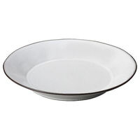 金正陶器 ラフェルム スモークホワイト 26cmパスタボウル 54-13510010 1個（直送品）