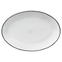 金正陶器 ラフェルム スモークホワイト 29cmプラター 54-13510047 1個（直送品）