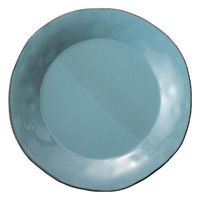 金正陶器 ラフェルム アンティークブルー 23cmプレート 54-13587004 1セット(3個)（直送品）