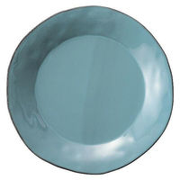 金正陶器 ラフェルム アンティークブルー 21cmプレート 54-13587005 1セット(3個)（直送品）