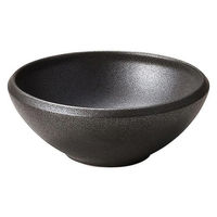 金正陶器 フィノ クリスタルブラック 10cmボウル 54-13631027 1セット(6個)（直送品）