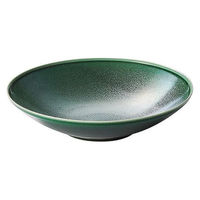 金正陶器 フィノ アイビーグリーン 23.5cm浅ボウル 54-13671011 1個（直送品）