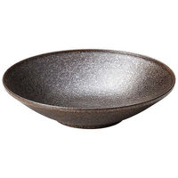 金正陶器 フィノ クリスタルブラウン 20cm浅ボウル 54-13661012 1セット(3個)（直送品）