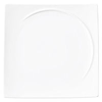 金正陶器 アルコ ピュアホワイト 28cmスクエアープレート 54-14400061 1個（直送品）
