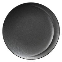 金正陶器 アルコ クリスタルブラック 19.5cmプレート 54-14431006 1セット(3個)（直送品）