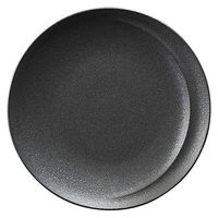 金正陶器 アルコ クリスタルブラック 15.5cmプレート 54-14431008 1セット(6個)（直送品）
