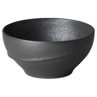 金正陶器 アルコ クリスタルブラック 15cmボウル 54-14431025 1セット(3個)（直送品）