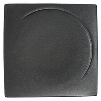 金正陶器 アルコ クリスタルブラック 28cmスクエアープレート 54-14431061 1個（直送品）