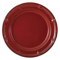 金正陶器 ラフィネ ヴィンテージレッド 26cmリムプレート 54-15944103 1個（直送品）