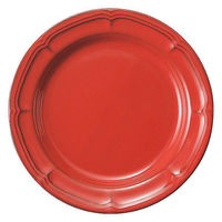 金正陶器 ラフィネ ヴィンテージレッド 17.5cmリムプレート 54-15944107 1セット(6個)（直送品）