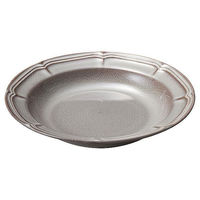 金正陶器 ラフィネ ストームグレー 25.5cmパスタボウル 54-15973010 1個（直送品）