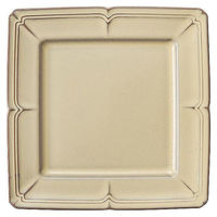 金正陶器 ラフィネ シナモンベージュ 20cmスクエアープレート 54-15922064 1個（直送品）