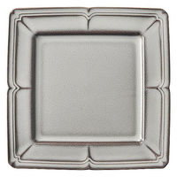 金正陶器 ラフィネ ストームグレー 27.5cmスクエアープレート 54-15973061 1個（直送品）