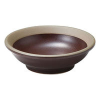 金正陶器 ハーベスト カカオブラウン 10cm浅ボウル 54-16162016 1セット(6個)（直送品）