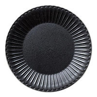 金正陶器 ストーリア クリスタルブラック 16cmプレート 54-16731008 1セット(6個)（直送品）