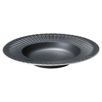 金正陶器 ストーリア クリスタルブラック 26cmスープボウル 54-16731010 1個（直送品）