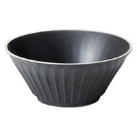 金正陶器 ストーリア クリスタルブラック 15cmボウル 54-16731024 1セット(3個)（直送品）