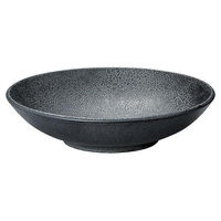 金正陶器 墨縅 18.5cm浅ボウル 54-18139113 1セット(3個)（直送品）