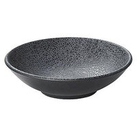 金正陶器 墨縅 14cm浅ボウル 54-18139115 1セット(6個)（直送品）