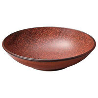 金正陶器 茜縅 18.5cm浅ボウル 54-18104113 1セット(3個)（直送品）