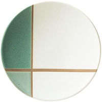 金正陶器 瑞苔 みずごけ 23cm皿 54-18157004 1セット(3個)（直送品）