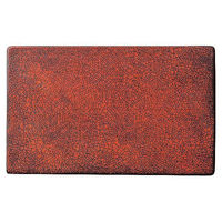 金正陶器 茜縅 24cm平長角皿 54-19004038 1個（直送品）