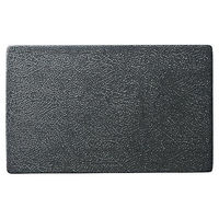 金正陶器 墨縅 24cm平長角皿 54-19039038 1個（直送品）