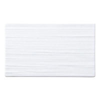 金正陶器 ジャパニーズモダン ピュアホワイト 16.5cm線紋平長角皿 54-19510039 1セット(3個)（直送品）