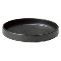 金正陶器 ジャパニーズモダン クリスタルブラック 15.5cmスタックプレート 54-25131172 1セット(3個)（直送品）