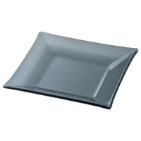 金正陶器 シーニュ スモーク 19cmスクエアープレート 54-g2630064 1セット(3個)（直送品）